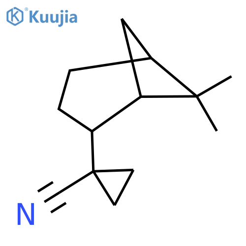 1-{6,6-dimethylbicyclo3.1.1heptan-2-yl}cyclopropane-1-carbonitrile structure
