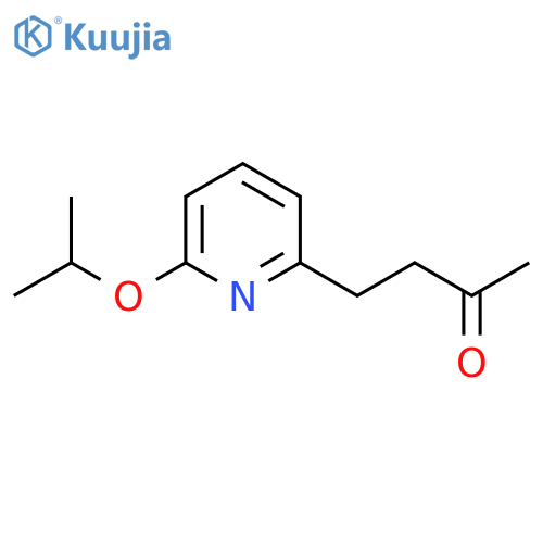 4-6-(propan-2-yloxy)pyridin-2-ylbutan-2-one structure