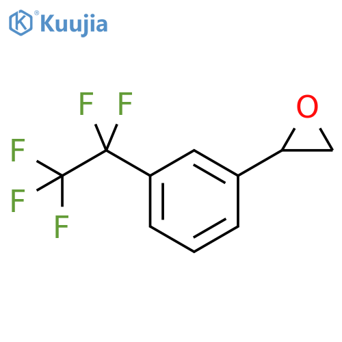 2-3-(pentafluoroethyl)phenyloxirane structure