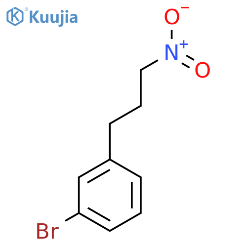 1-bromo-3-(3-nitropropyl)benzene structure