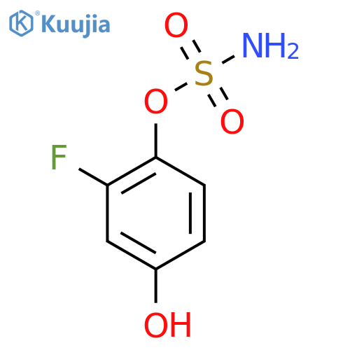 2-fluoro-4-hydroxyphenyl sulfamate structure