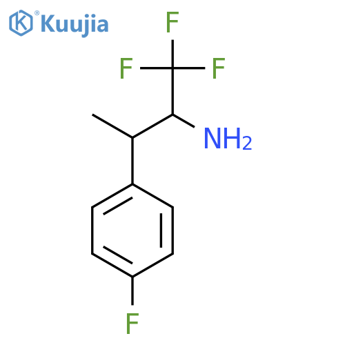 1,1,1-trifluoro-3-(4-fluorophenyl)butan-2-amine structure