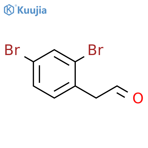 2-(2,4-dibromophenyl)acetaldehyde structure