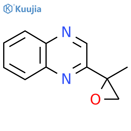 2-(2-methyloxiran-2-yl)quinoxaline structure