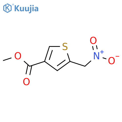 methyl 5-(nitromethyl)thiophene-3-carboxylate structure