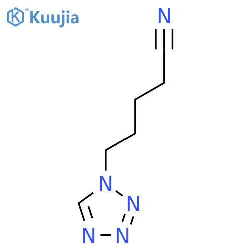 5-(1H-1,2,3,4-tetrazol-1-yl)pentanenitrile structure