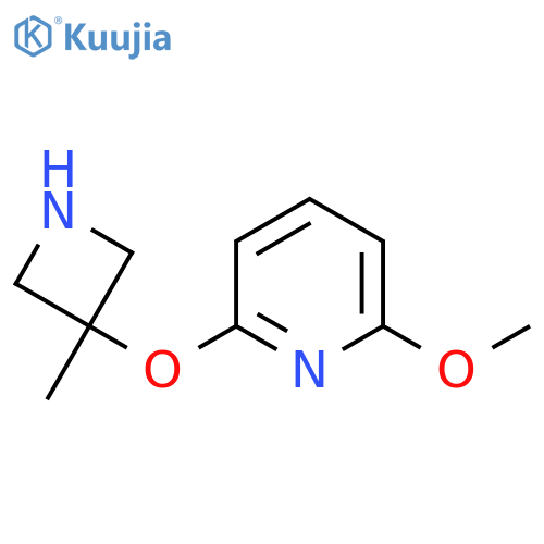 2-methoxy-6-(3-methylazetidin-3-yl)oxypyridine structure
