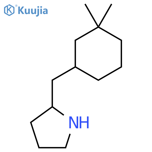 2-(3,3-dimethylcyclohexyl)methylpyrrolidine structure