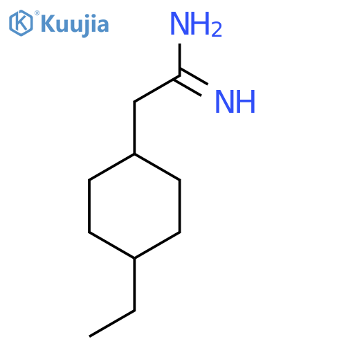 2-(4-ethylcyclohexyl)ethanimidamide structure