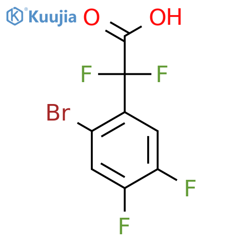 2-(2-bromo-4,5-difluorophenyl)-2,2-difluoroacetic acid structure