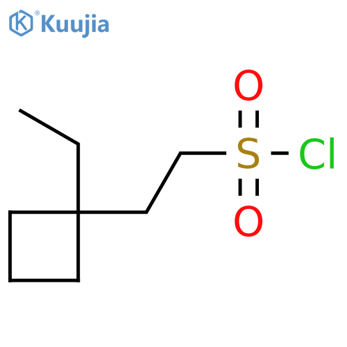 2-(1-ethylcyclobutyl)ethane-1-sulfonyl chloride structure