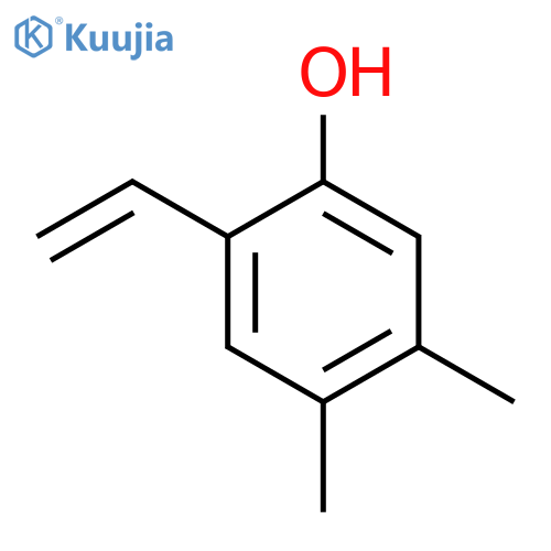 2-ethenyl-4,5-dimethylphenol structure