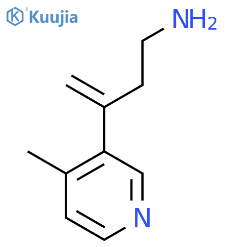3-(4-methylpyridin-3-yl)but-3-en-1-amine structure