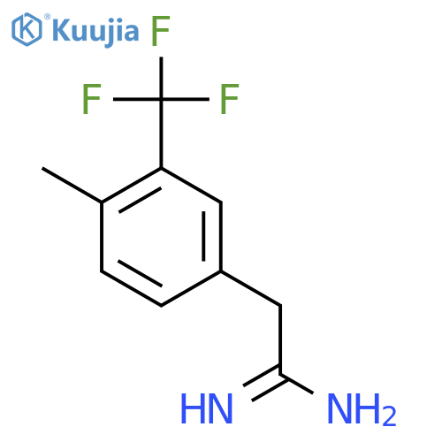 2-4-methyl-3-(trifluoromethyl)phenylethanimidamide structure