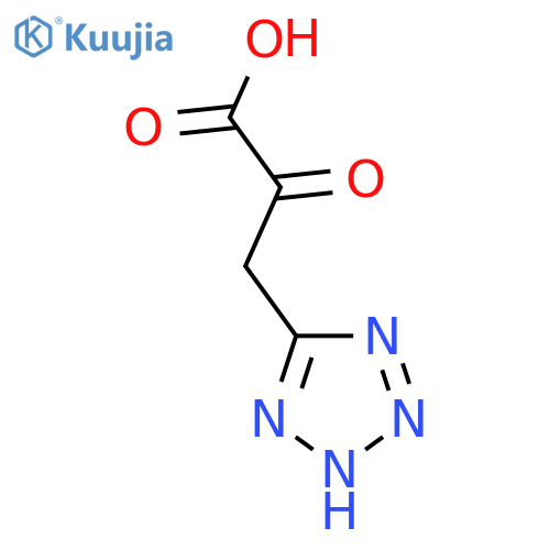 2-oxo-3-(1H-1,2,3,4-tetrazol-5-yl)propanoic acid structure