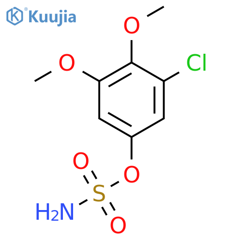3-chloro-4,5-dimethoxyphenyl sulfamate structure