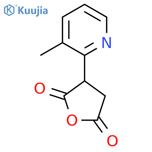3-(3-methylpyridin-2-yl)oxolane-2,5-dione structure