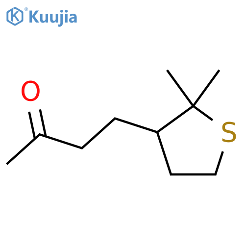 4-(2,2-dimethylthiolan-3-yl)butan-2-one structure