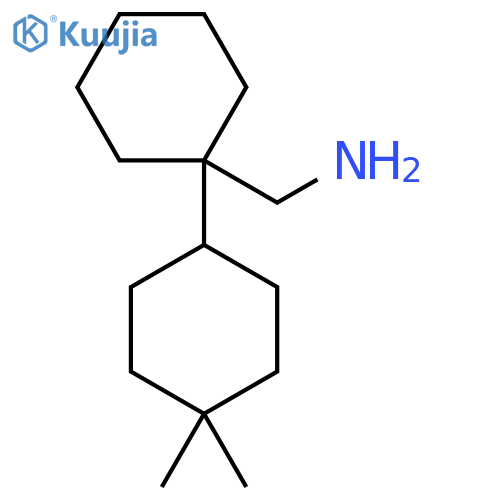 1-(4,4-dimethylcyclohexyl)cyclohexylmethanamine structure