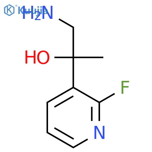 1-Amino-2-(2-fluoropyridin-3-yl)propan-2-ol structure
