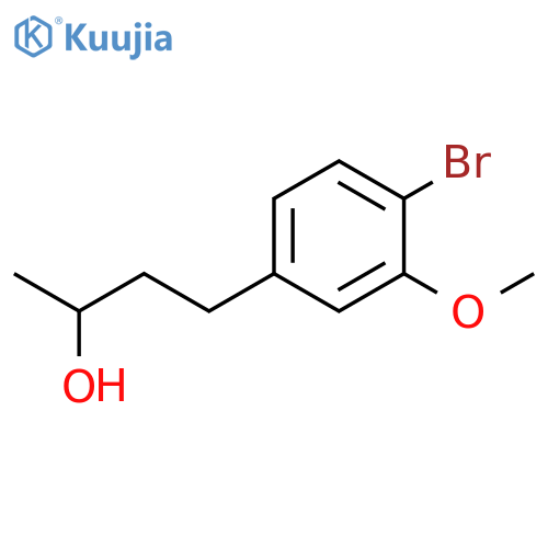 4-(4-bromo-3-methoxyphenyl)butan-2-ol structure