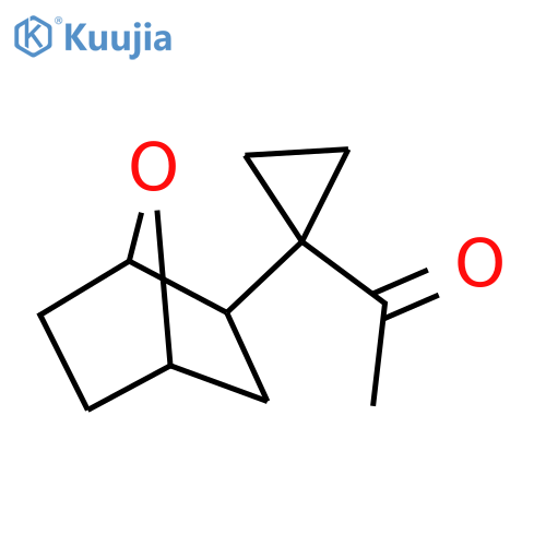 1-(1-{7-oxabicyclo2.2.1heptan-2-yl}cyclopropyl)ethan-1-one structure
