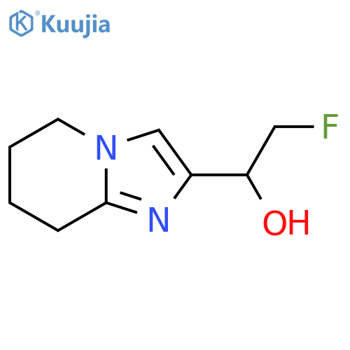 2-fluoro-1-{5H,6H,7H,8H-imidazo1,2-apyridin-2-yl}ethan-1-ol structure