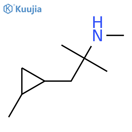 methyl2-methyl-1-(2-methylcyclopropyl)propan-2-ylamine structure