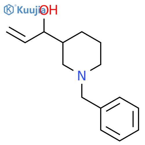 1-(1-benzylpiperidin-3-yl)prop-2-en-1-ol structure