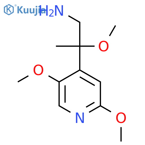 2-(2,5-dimethoxypyridin-4-yl)-2-methoxypropan-1-amine structure