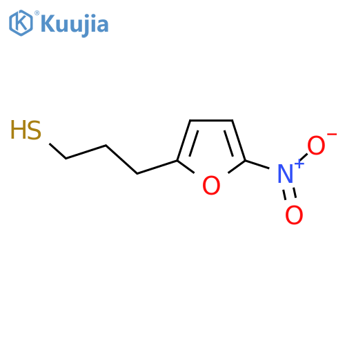 3-(5-nitrofuran-2-yl)propane-1-thiol structure