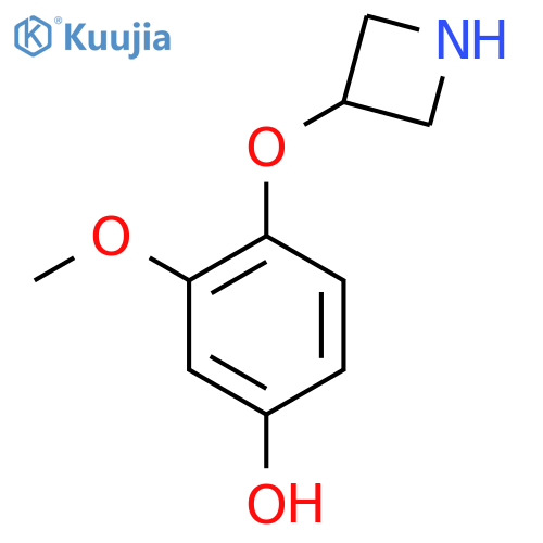 4-(azetidin-3-yloxy)-3-methoxyphenol structure