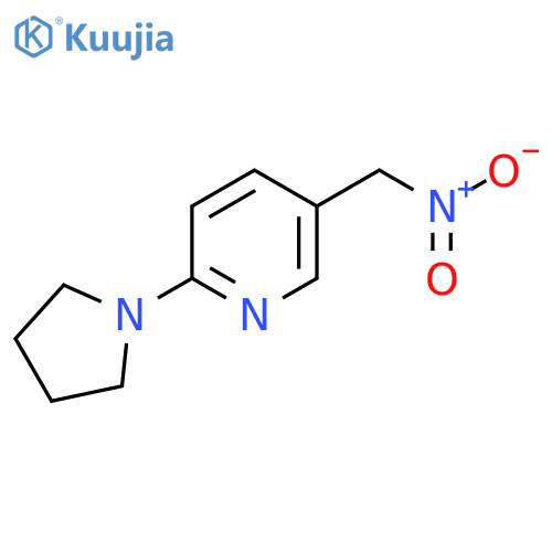 5-(Nitromethyl)-2-(pyrrolidin-1-yl)pyridine structure