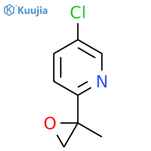 5-Chloro-2-(2-methyloxiran-2-yl)pyridine structure