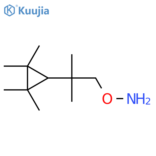 O-2-methyl-2-(2,2,3,3-tetramethylcyclopropyl)propylhydroxylamine structure