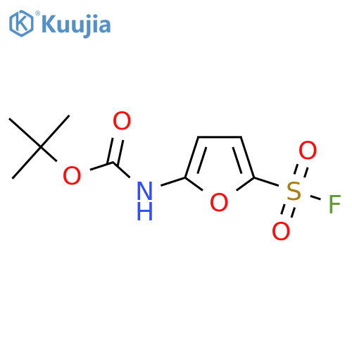 tert-butyl N-5-(fluorosulfonyl)furan-2-ylcarbamate structure