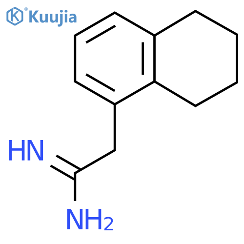 2-(5,6,7,8-tetrahydronaphthalen-1-yl)ethanimidamide structure