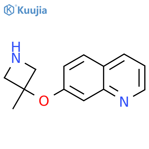 7-(3-methylazetidin-3-yl)oxyquinoline structure