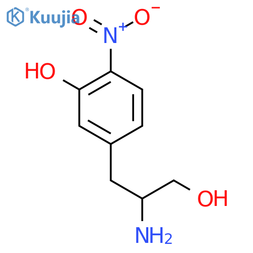 5-(2-Amino-3-hydroxypropyl)-2-nitrophenol structure