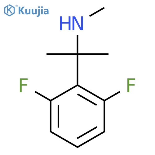 2-(2,6-difluorophenyl)propan-2-yl(methyl)amine structure