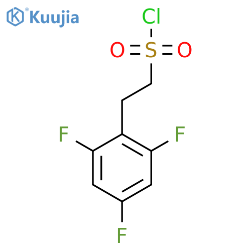 2-(2,4,6-trifluorophenyl)ethane-1-sulfonyl chloride structure