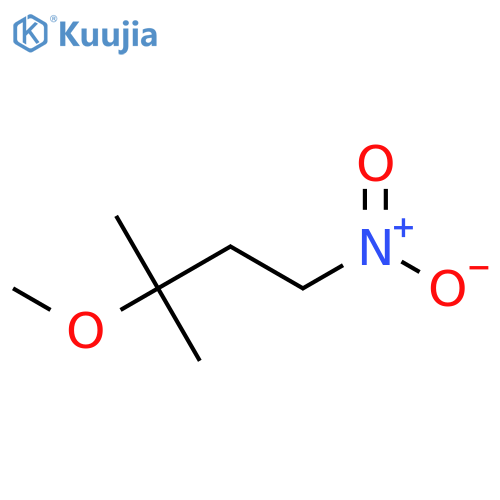 3-methoxy-3-methyl-1-nitrobutane structure