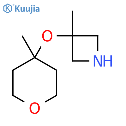 3-methyl-3-(4-methyloxan-4-yl)oxyazetidine structure