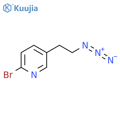 5-(2-azidoethyl)-2-bromopyridine structure