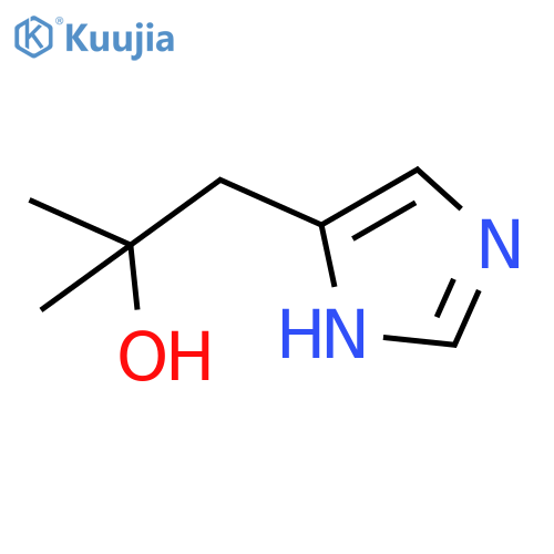 1-(1H-imidazol-5-yl)-2-methylpropan-2-ol structure