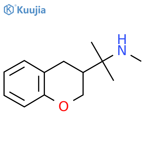 2-(3,4-dihydro-2H-1-benzopyran-3-yl)propan-2-yl(methyl)amine structure