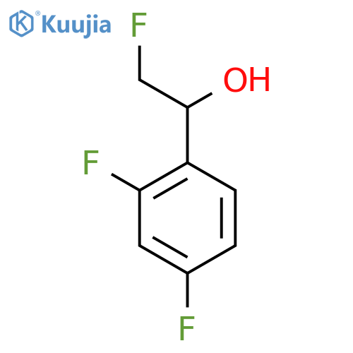 1-(2,4-difluorophenyl)-2-fluoroethan-1-ol structure