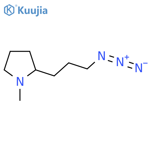 2-(3-azidopropyl)-1-methylpyrrolidine structure