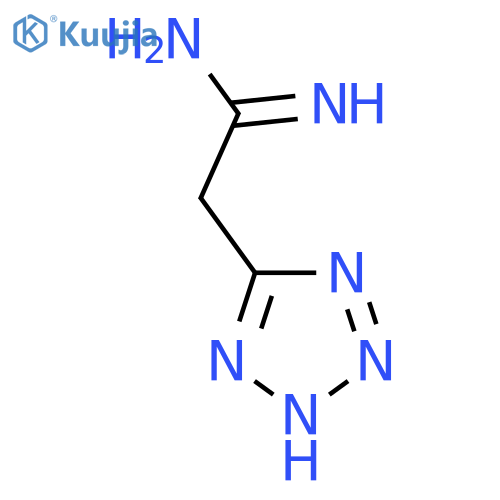2-(1H-1,2,3,4-tetrazol-5-yl)ethanimidamide structure