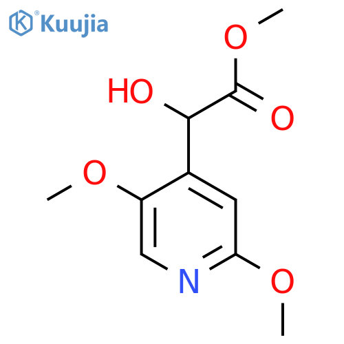 Methyl 2-(2,5-dimethoxypyridin-4-yl)-2-hydroxyacetate structure